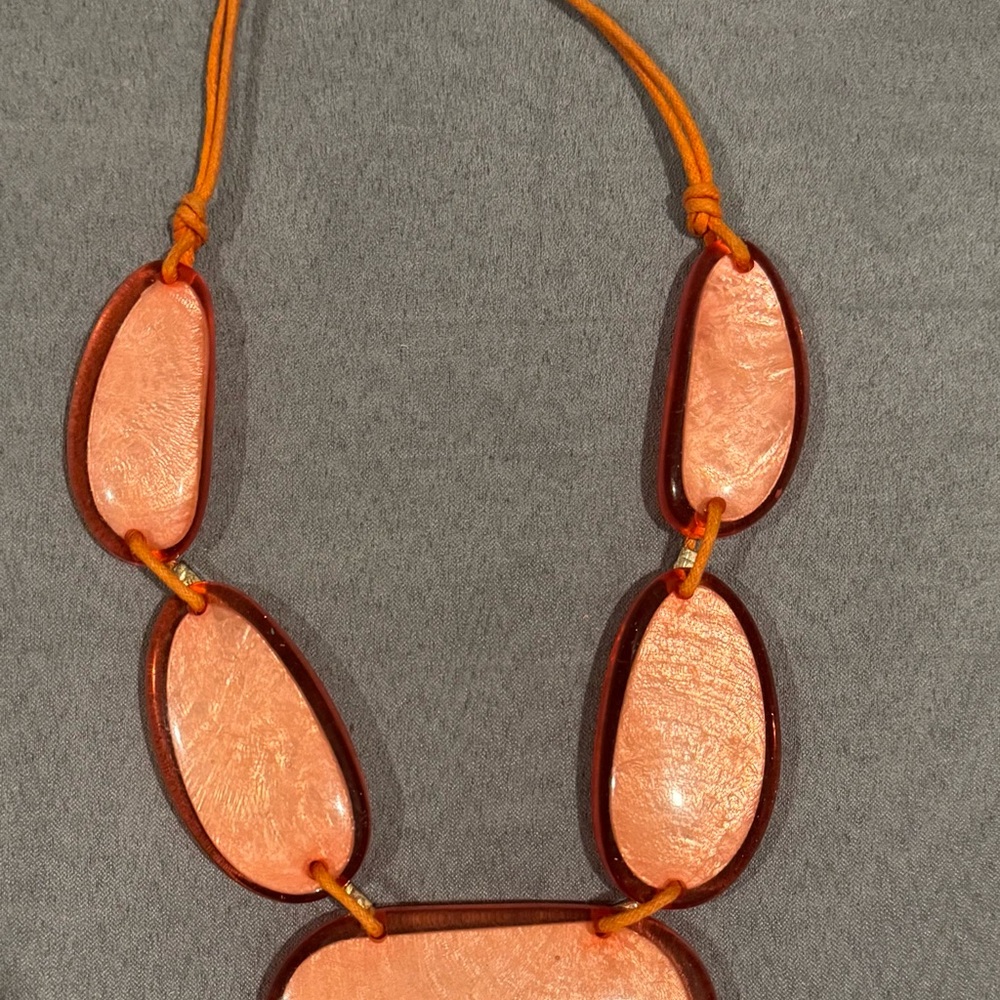 Orange Statement Necklace